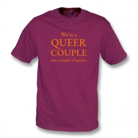 We're A Queer Couple Organic T-Shirt