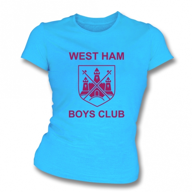 West Ham Boys Club (As Worn By Morrissey, The Smiths) Womens Slim Fit T-Shirt