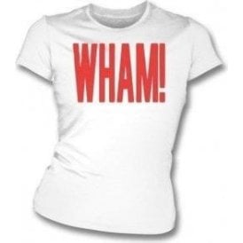 Wham! (As Worn By George Michael & Andrew Ridgeley, Wham!) Womens Slim Fit T-Shirt