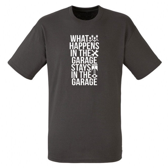 What Happens In The Garage... Kids T-Shirt