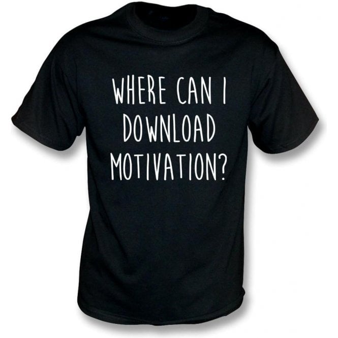 Where Can I Download Motivation? Kids T-Shirt
