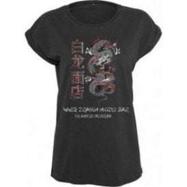 White Dragon Noodle Bar (Inspired by Blade Runner) Womens Extended Shoulder T-Shirt