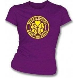 Wigan Casino - Faith Girl' Slim-Fit T-shirt