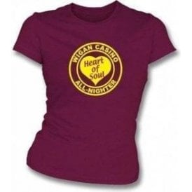 Wigan Casino - Heart of Soul Womens Slim Fit T-Shirt