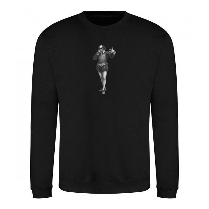 William Shakespeare Rapping Organic Sweatshirt