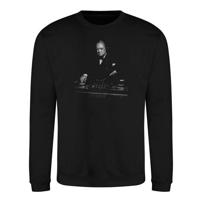 Winston Churchill - Vinyl DJ Sweatshirt