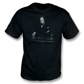 Winston Churchill - Vinyl DJ T-Shirt