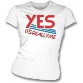 Yes It's Really Me (As Worn By Jonny Greenwood, Radiohead) Womens Slim Fit T-Shirt