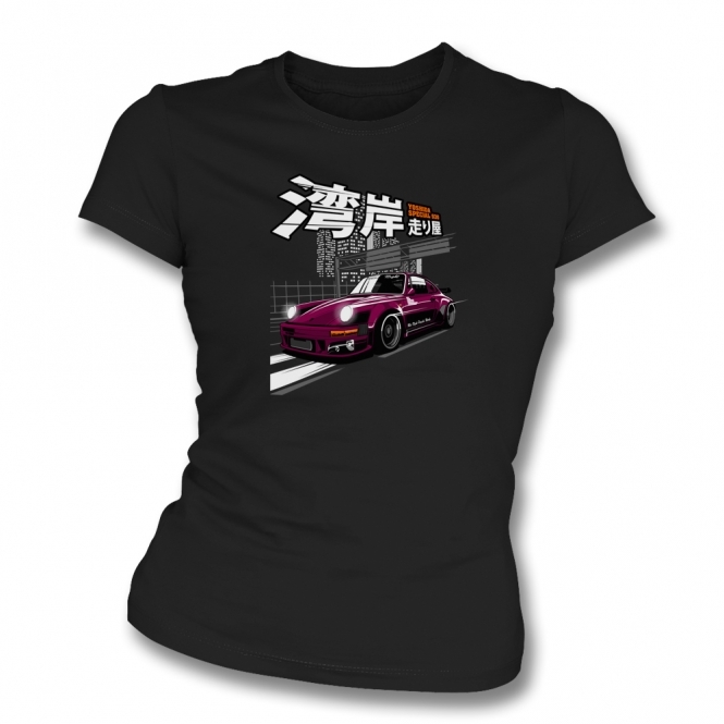 Yoshida Special 930 Porsche Womens Slim Fit T-Shirt