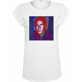 Yves Saint Laurent (Andy Warhol Influenced) Womens Extended Shoulder T-Shirt