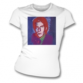 Yves Saint Laurent (Andy Warhol Influenced) Womens Slim Fit T-Shirt