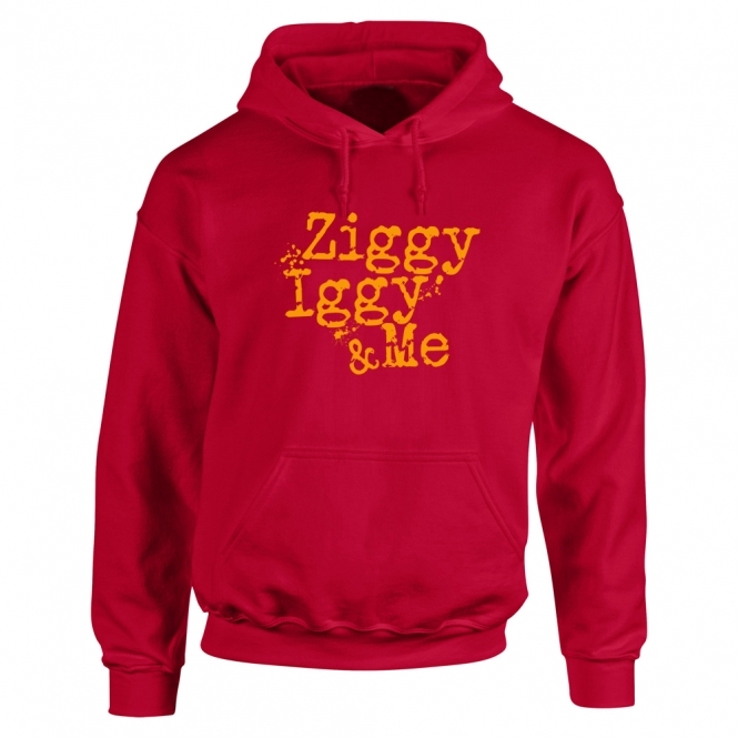 Ziggy, Iggy & Me Red Hooded Sweatshirt