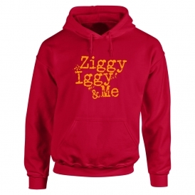 Ziggy, Iggy & Me Red Hooded Sweatshirt