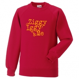 Ziggy, Iggy & Me Red Sweatshirt