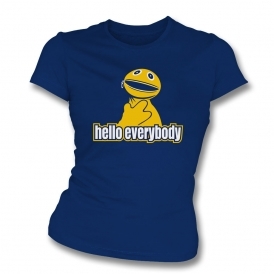 Zippy - Hello Everybody (Rainbow) Organic Womens Slim Fit T-Shirt